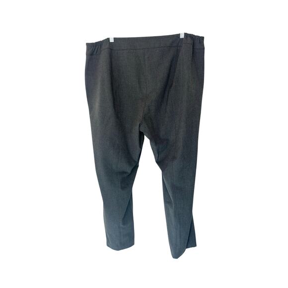 Talbots Woman Plus Gray Office Work Straight Leg Trouser Dress Pant Size 18W - Picture 10 of 14